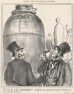 ¡Qué hermosa calderería! de Honoré Daumier