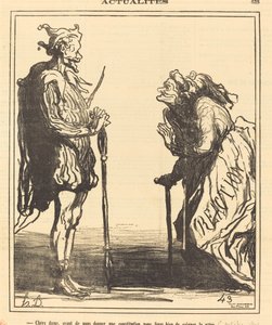 Chère dame, avant de nous donner... de Honoré Daumier