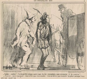 ¡Cochero, Cochero! de Honoré Daumier