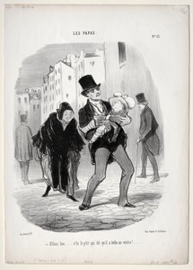 Come along, dear... de Honoré Daumier