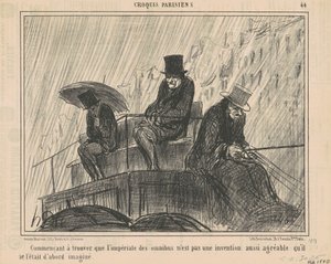 Comenzando a encontrar que la imperial... de Honoré Daumier