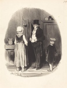 ¿Cómo!... todos mis ovejas están muertas... de Honoré Daumier