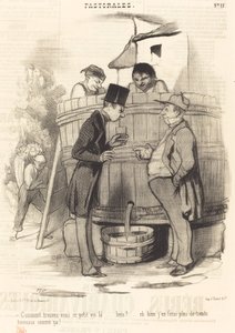 ¿Cómo encuentras este pequeño vino...? de Honoré Daumier