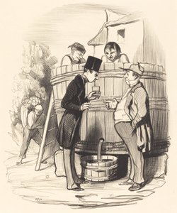 ¿Cómo encuentras este pequeño vino...? de Honoré Daumier
