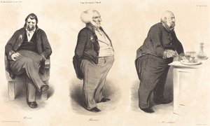 Conde Portalis - Duque de Bassano - Conde de Montlosier de Honoré Daumier