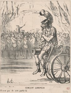 Concierto europeo de Honoré Daumier