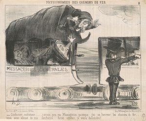 Conductor ... había tomado sus mensajerías ... de Honoré Daumier