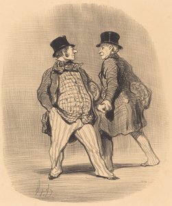 Confrère, méfiez-vous du petit baron... de Honoré Daumier