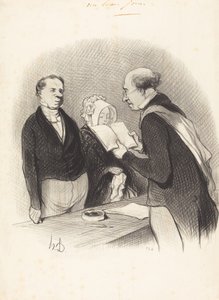 Delante del Sr. Alcalde de Honoré Daumier