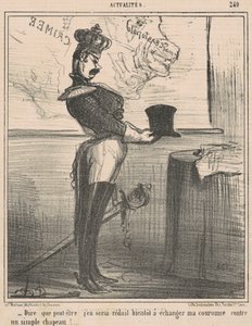 Decir que tal vez me veré reducido ... de Honoré Daumier