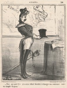 Decir que tal vez me veré reducido ... de Honoré Daumier