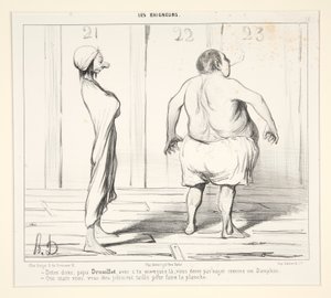 Dilo, papá Drouillet, con c de Honoré Daumier