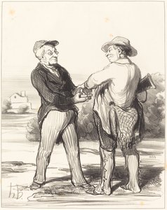 Dites donc, président, imposible atrapar una liebre... de Honoré Daumier