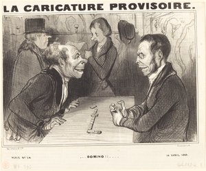 ¡Domino! de Honoré Daumier