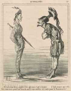 ¡Eh bien! Mi valiente inglés de Honoré Daumier