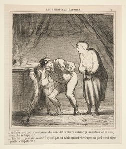 ¡Oye! Bueno, amigo, ¿qué te parece levantarte así? de Honoré Daumier