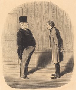 ¡Eh! bien señor y mis tres términos... de Honoré Daumier