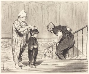 En Familia de Honoré Daumier