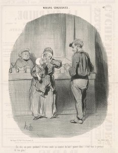 ¡Ahí va un pequeño borracho! de Honoré Daumier