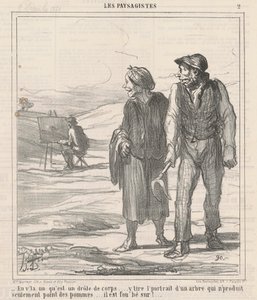 Ahí va uno que es un tipo raro... de Honoré Daumier