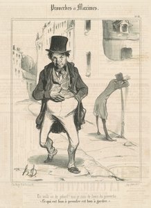¡Ese sí que es un tonto!... de Honoré Daumier