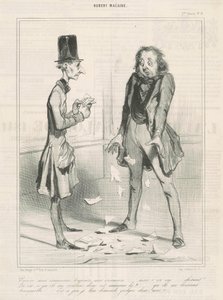Otra vez mis acreedores, siempre... de Honoré Daumier