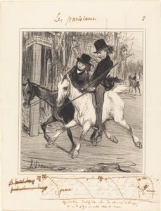 Equitación de Tienda de Honoré Daumier