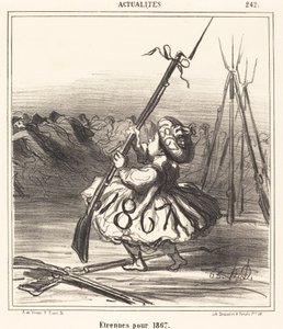 Estrenas para 1867 de Honoré Daumier