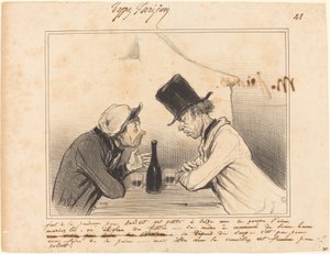 Faut de la prudence père Balivot, vot petite a seize ans... de Honoré Daumier