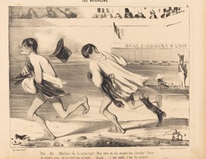 Archivo... ¡Moello! ¡Vla el municipal! de Honoré Daumier