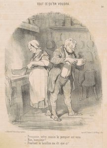 François, su primo el bombero ha venido ... de Honoré Daumier