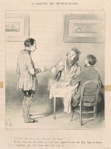 François, ¿quién ha bebido mi vino ... de Honoré Daumier