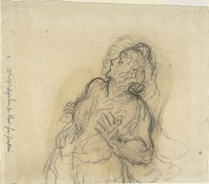 Mujer asustada