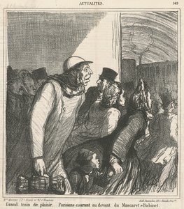 Gran tren de placer de Honoré Daumier