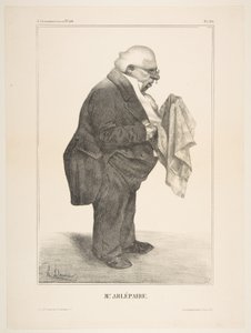Harlé Père, publicado en La Caricature no. 136 de Honoré Daumier