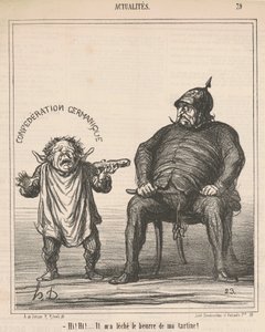 ¡Ja! ¡ja! ... Me ha lamido la mantequilla de mi tostada
