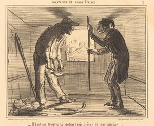 Il faut me trouver... trois pièces... de Honoré Daumier