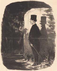 No hay nada que decir, tengo que cruzar este... bosque... de Honoré Daumier