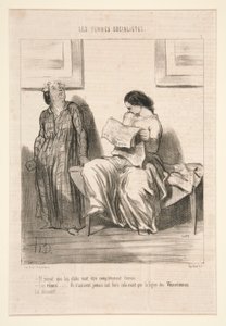 Parece que las discotecas van a estar completamente cerradas de Honoré Daumier