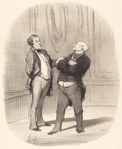 Hay guerra... los alquileres van... a disminuir... de Honoré Daumier