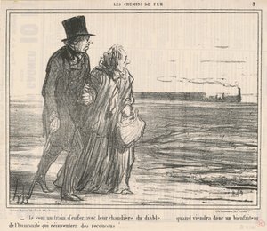 Van a toda velocidad ... de Honoré Daumier