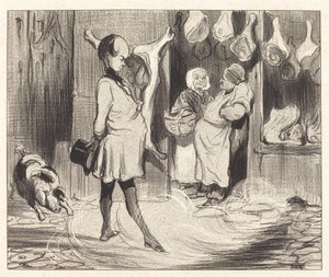 Impresiones de viaje de un gran poeta de Honoré Daumier