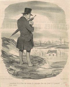 Inconveniente de construir una casa de campo ... de Honoré Daumier