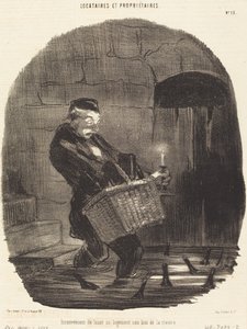 Inconveniente de alquilar... no lejos de un río de Honoré Daumier