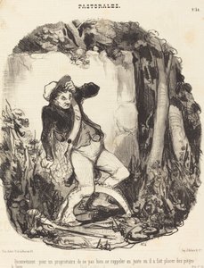 Inconveniente para un propietario no... de Honoré Daumier