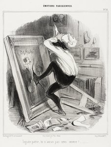 Ingrata patria, ¡no tendrás mi obra! de Honoré Daumier