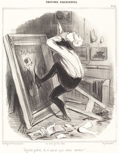 ¡Patria ingrata, no tendrás mi obra!... de Honoré Daumier