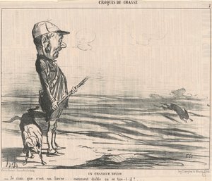 Creo que es una liebre ... de Honoré Daumier