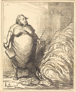 Nunca podré lavar todo eso de Honoré Daumier