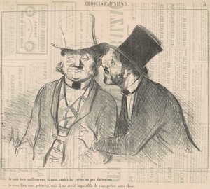 Soy muy infeliz, si quieres... de Honoré Daumier
